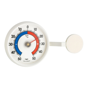 Analogue Window Thermometer with Stainless Steel Holder ORBIS