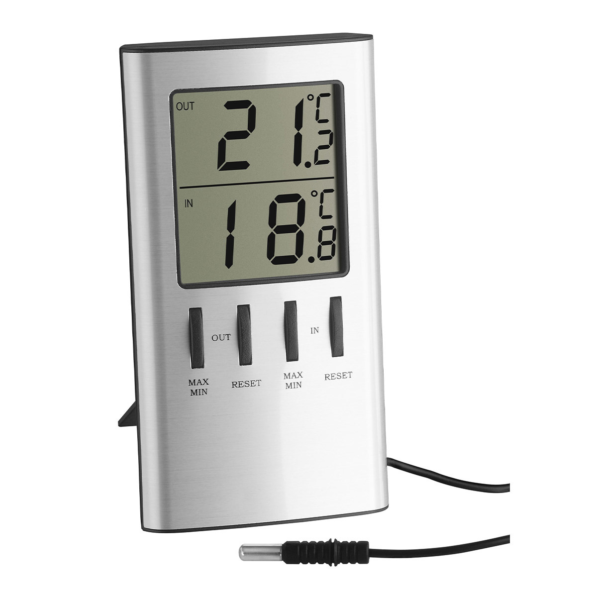 Thermometer Hydrometer Innen Außen LCD Digital Temperaturmesser