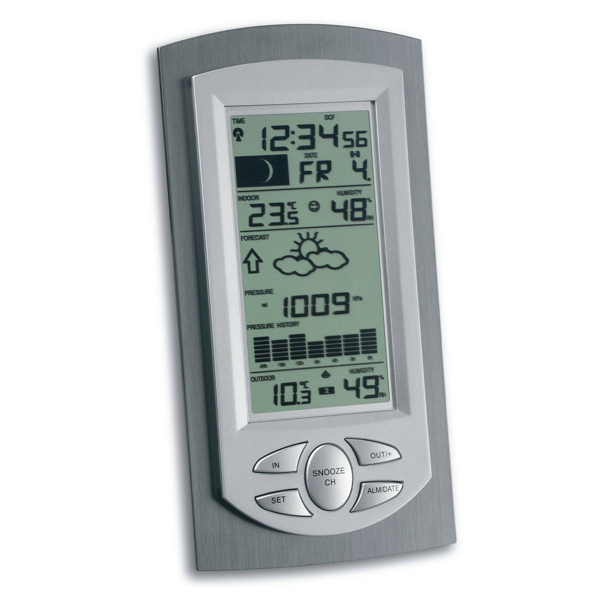 Large Window Thermometer with Solar Powered Backlight by La Crosse