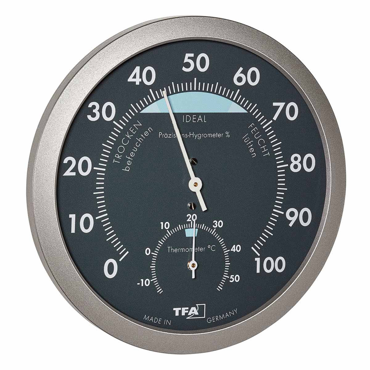 TFA Dostmann Thermo-hygromètre de précision,45.2033 , pour le