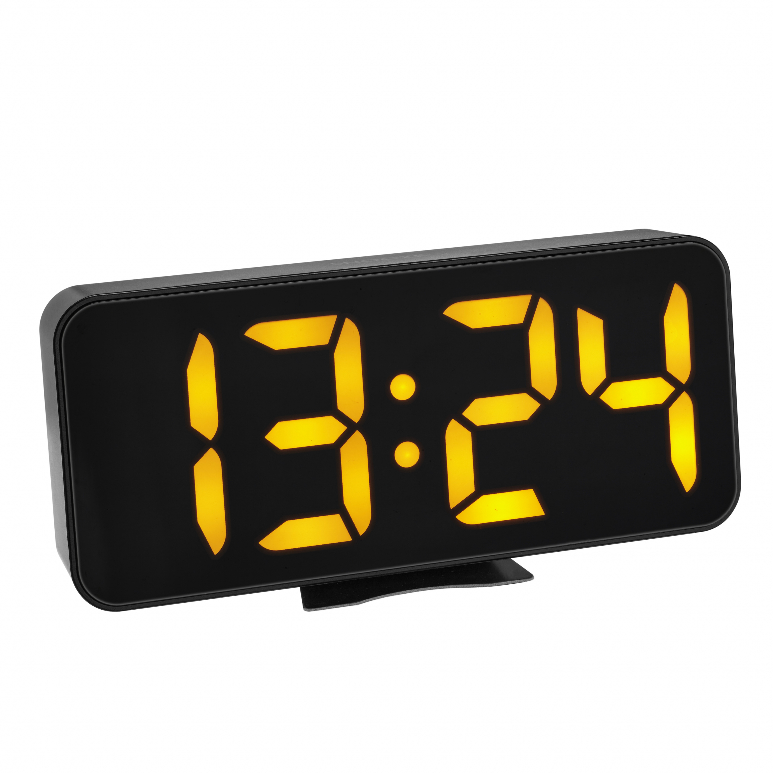T-FAMY Wecker, digitale Wanduhr, batteriebetriebene Uhr, 3.1 cm LED/45.7 cm  LCD-Auto-Display, einstellbare Helligkeit, 12/24 Stunden, kleine Uhr für