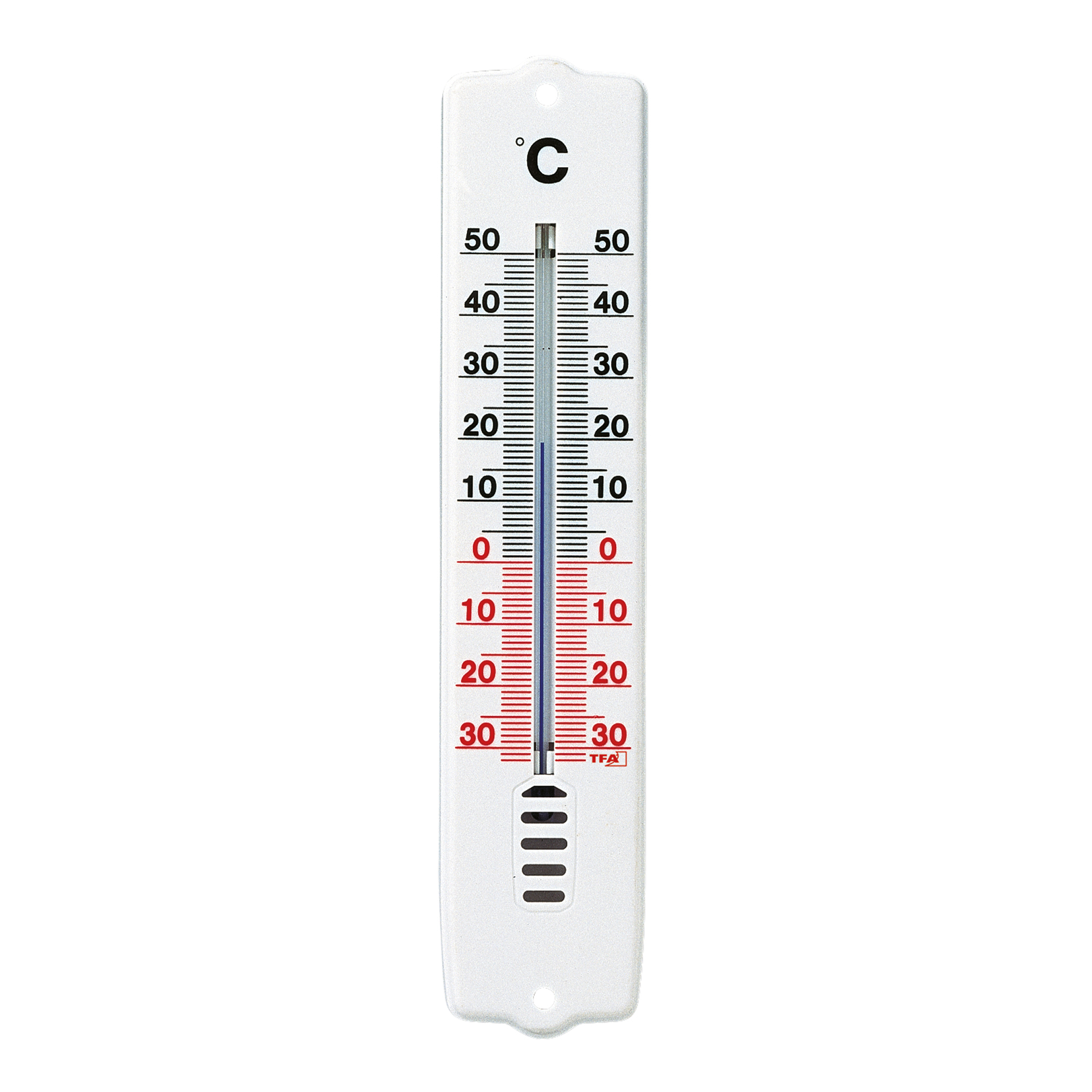 Analogue indoor-outdoor thermometer