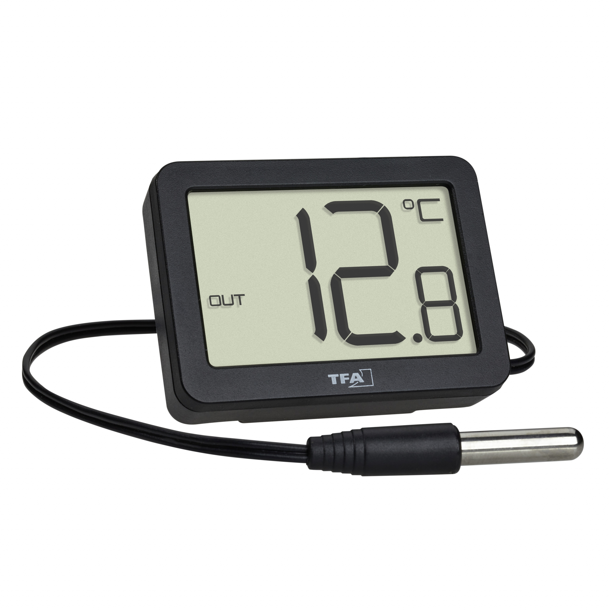 Digital Thermometer with Indoor/Outdoor Temperature and Time