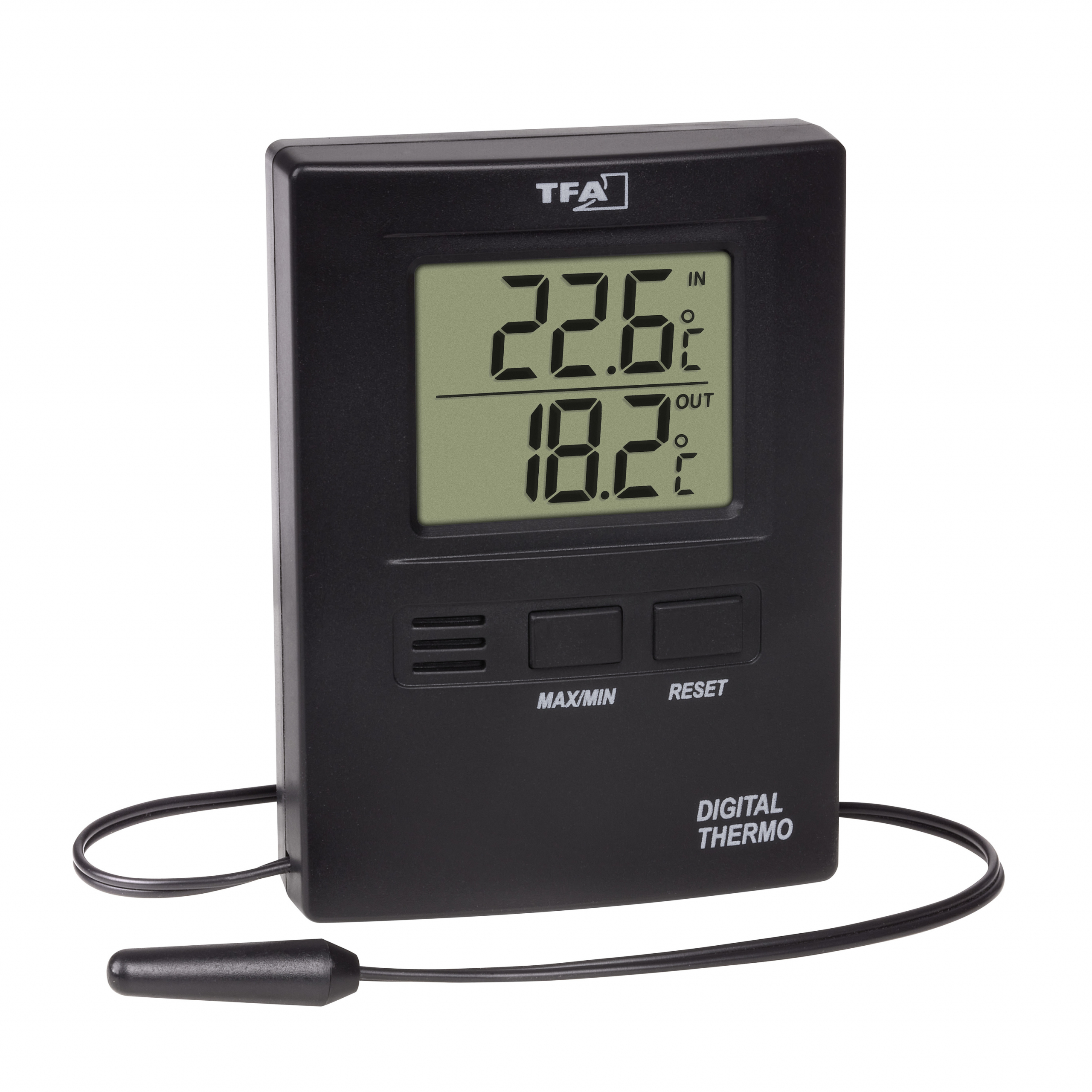 Innen-Außen-Thermometer Thermo, Thermometer (Innen-Außen, Min-Max, Funk), Temperatur und Überwachung, Messtechnik, Laborbedarf