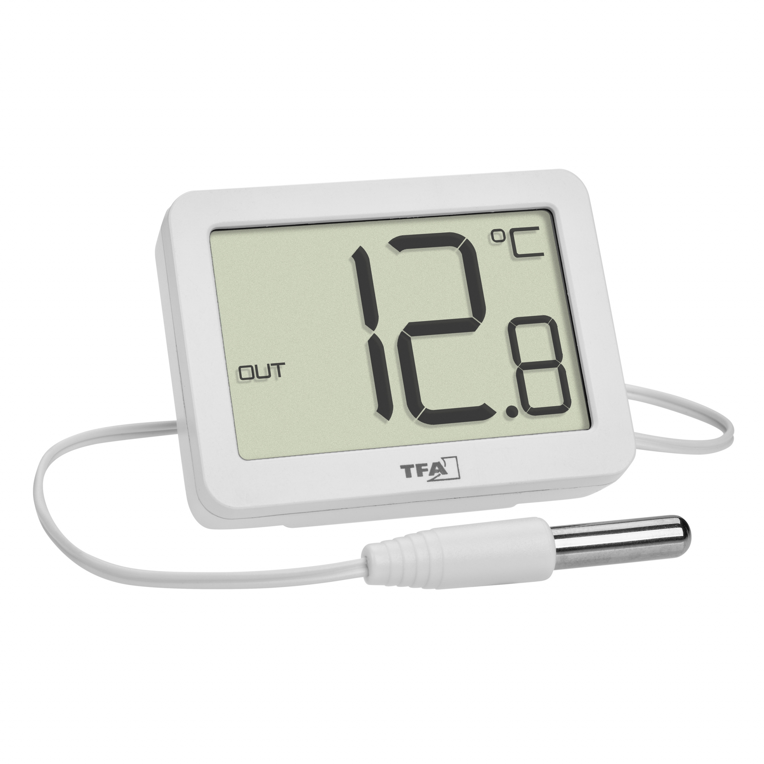 Tfa dostmann Thermomètre 30.1013 Electric Cut-In Blanc